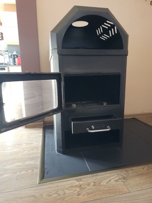 Lotos Max V 5/17KW Fireplace and Wilo Circulation Pump used