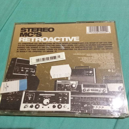 Stereo Mc'S Retroactive CD like new, electronic