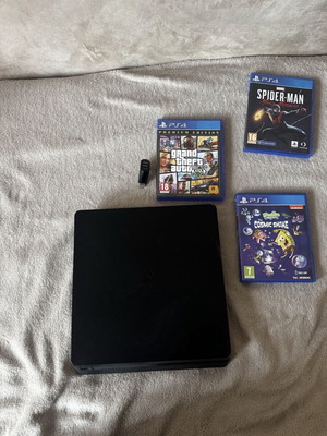 PS4 console with games, Razer Basilisk V3 mouse and Logitech G Pro keyboard like new