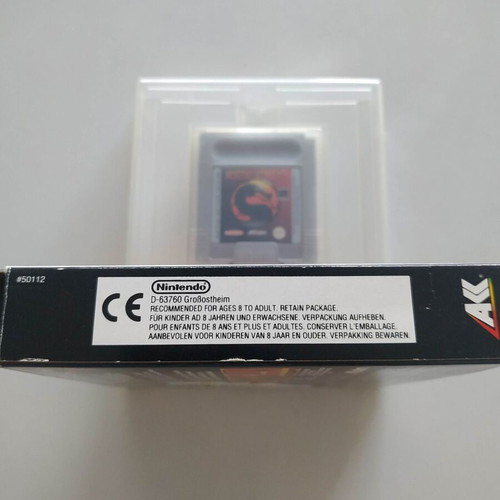 Mortal Kombat Nintendo Game Boy used, Greek first edition