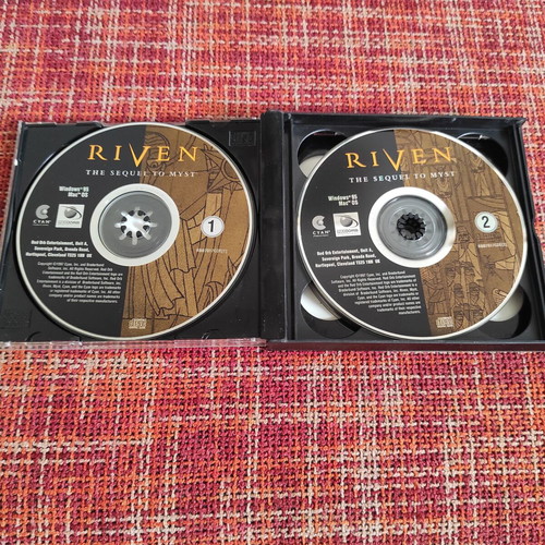 Riven The Sequel to Myst PC game μεταχειρισμένο με ελληνικό manual