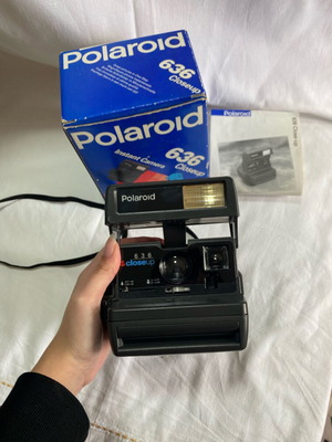 Polaroid 636 Closeup instant camera like new