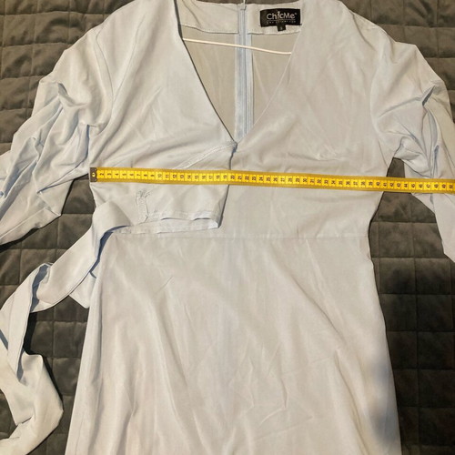 Women's shirt like new with sleeve design turquoise
