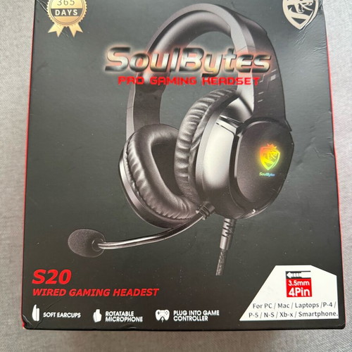 SoulBytes gaming headset like new