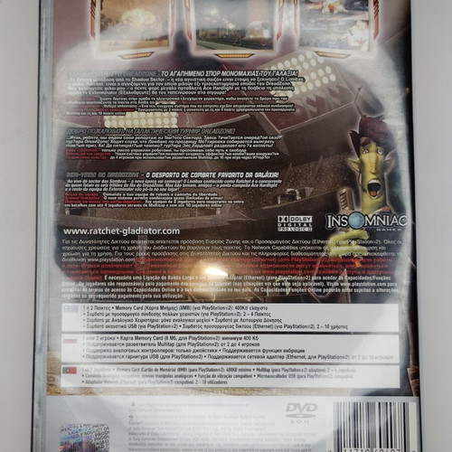 Ratchet Gladiator PS2 game