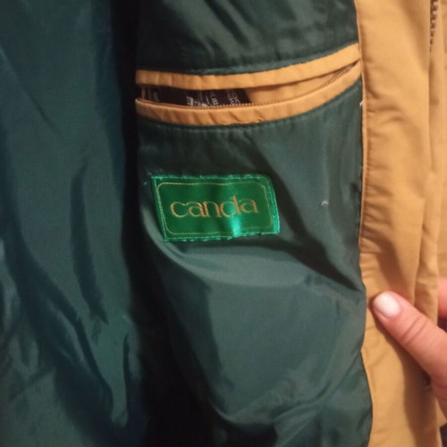 C&A Canda men's winter jacket mustard size M/L like new