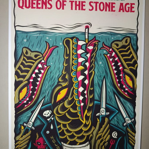 Queens Of The Stone Age A4 poster