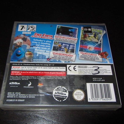 Monsters vs Aliens Nintendo DS game new sealed