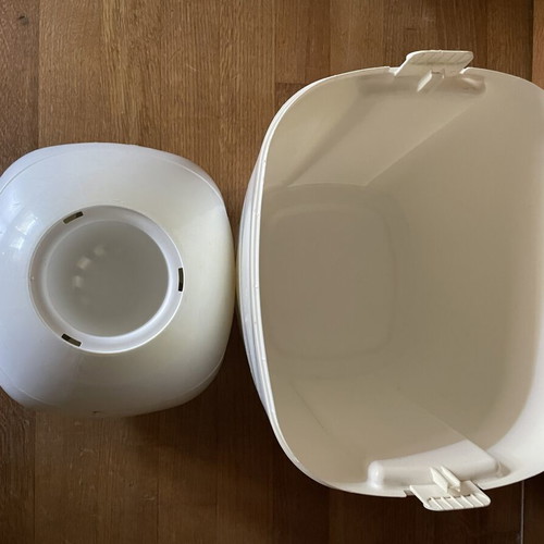 Diaper bin like new, plastic, approx. 43x23x27 cm