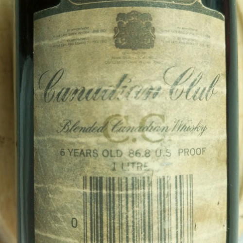 Canadian Club whiskey 1 liter vintage from 1978 new