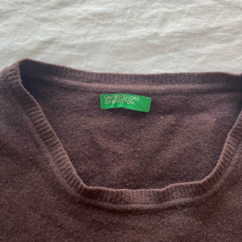 United Colors of Benetton sweater set like new, size M, grey and brown