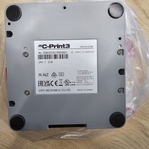 Star Micronics mC-Print3 thermal POS printer like new