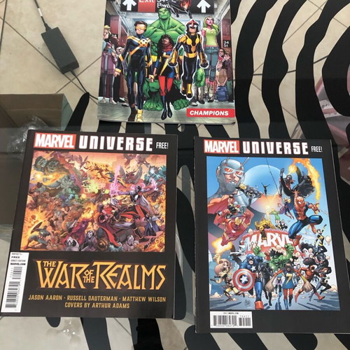 Marvel Now + Universe set of 3 used catalogues with Champions, War of the Realms, X-Men Krakoa