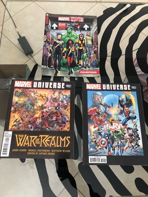 Marvel Now + Universe set of 3 used catalogues with Champions, War of the Realms, X-Men Krakoa