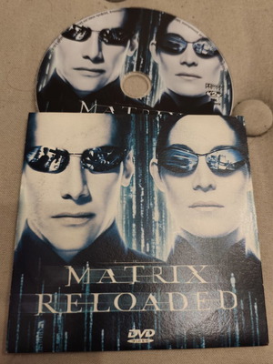 Matrix Reloaded DVD used, science fiction, subtitles