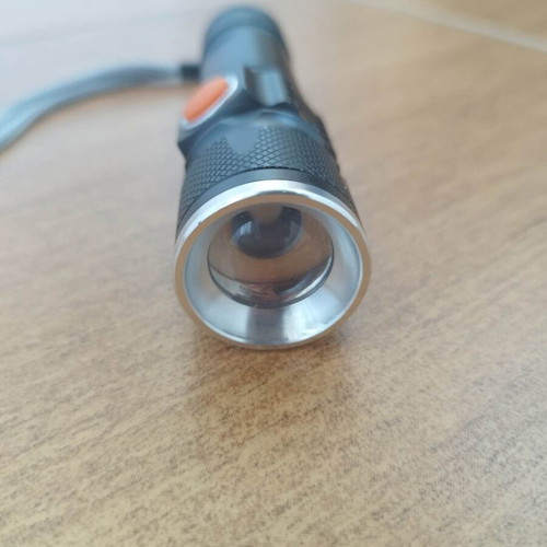 Flashlight with USB port used
