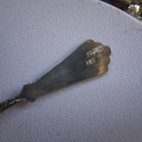 Art Nouveau coffee spoon set like new, collectible