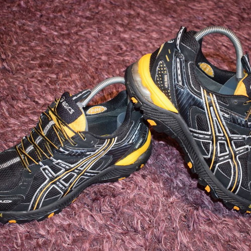 Asics Gel Trabuco GTX Black Men's Sports Shoes Size 43 Used