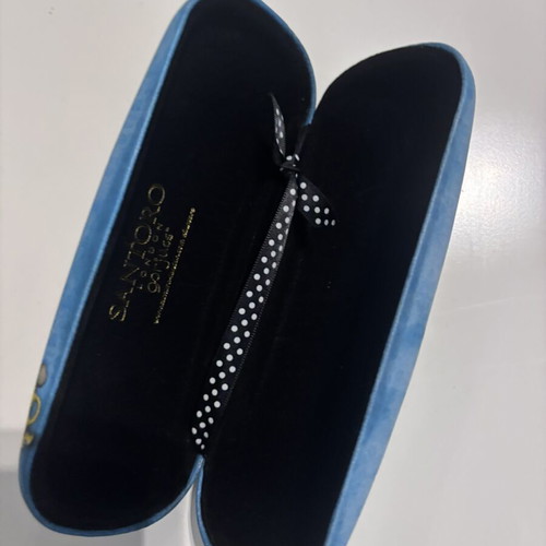 Glasses case like new, blue