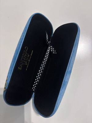 Glasses case like new, blue
