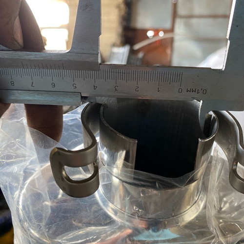 Stainless steel exhaust tip new glossy up to Φ55
