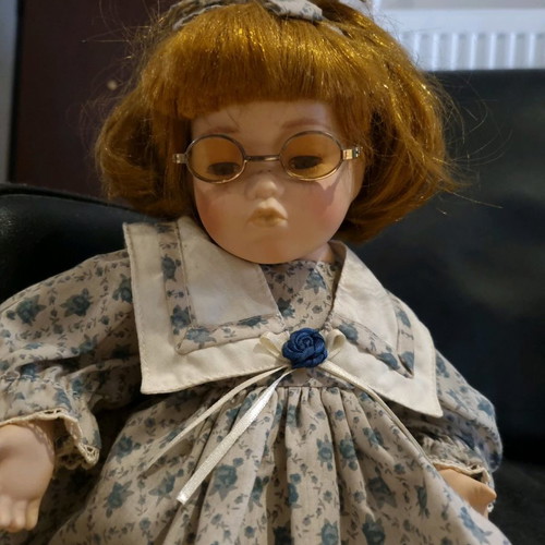 Vintage German doll new, height 35cm