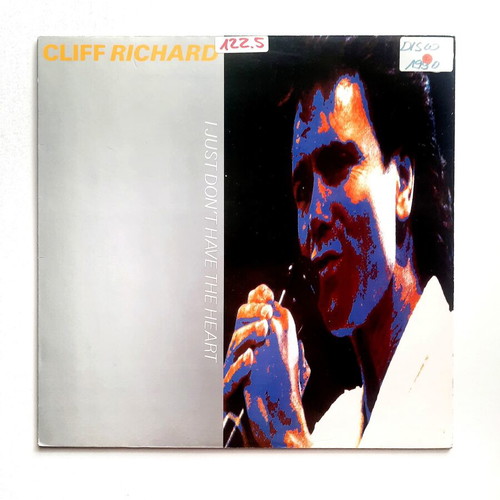 Cliff Richard I Just Don't Have The Heart 12" vinyl single, pop rock
