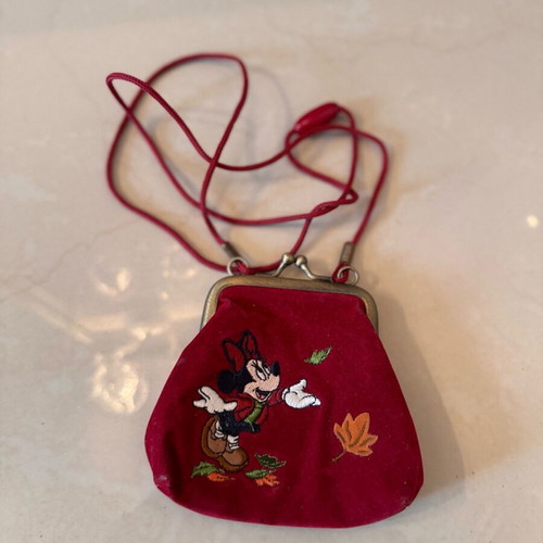 Minnie Mouse kids crossbody bag like new, red multicolor