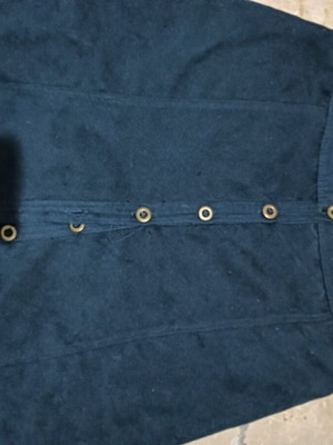 Mini skirt with buttons Hollister small like new, blue