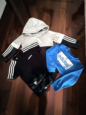 Adidas boys' set used, pack of 30, size 4-5 years, sandals 27