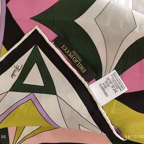 Emilio Pucci silk scarf multicolor like new vintage