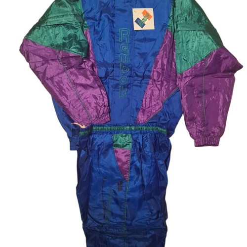 Vintage multicolor windbreaker athletic tracksuit kids 80s new