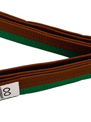 Legendary Brown/Green Martial Arts Belt new