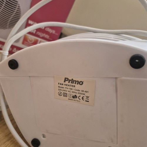 Primo floor fan heater like new