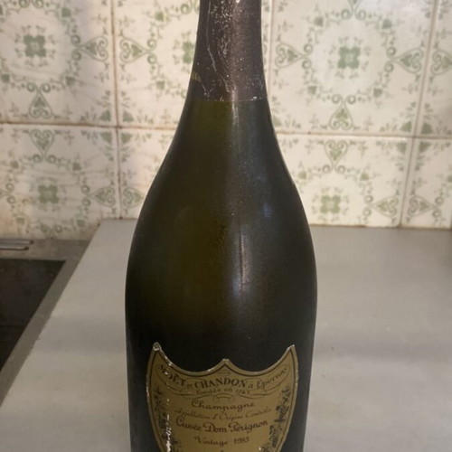 Don Perignon 1983 champagne bottle, collectible