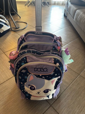 Polo Trolley Reel School Backpack Space Cat 25lt like new