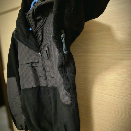 The North Face Black and Gray Hybrid Performance Jacket used, small