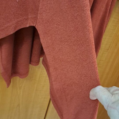 Nk knitted brick red blouse dress like new, one size