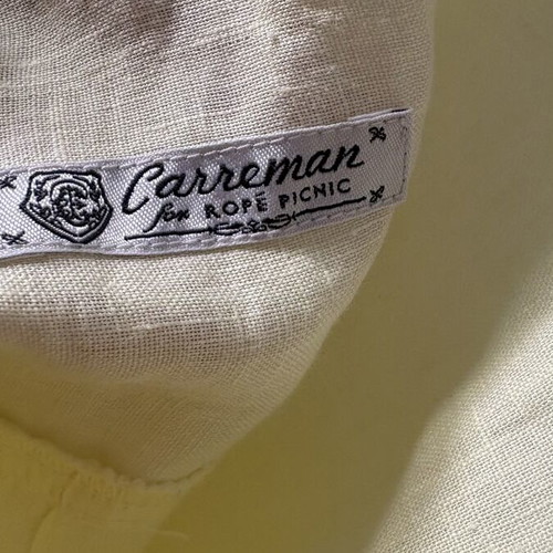 Linen blouse yellow size M like new