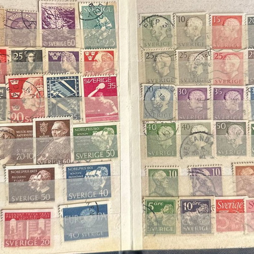 Lot of 320 stamps used and mint from multiple countries since 1911