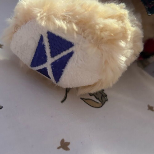 Suki Piper Bagpipe Bear plush in excellent condition