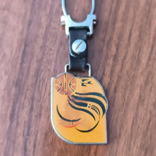 Collectible keychain from 1998 European Youth Games in Athens used