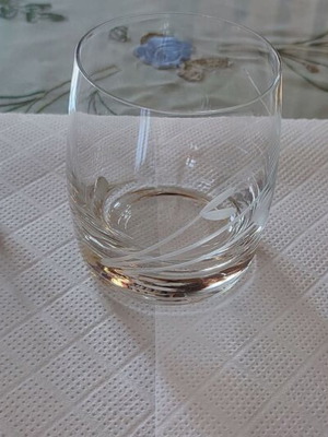 Bohemia Glass whiskey glasses set of 3 crystal