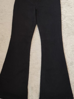 Charleston Black Jeans with High Waist like new, size M