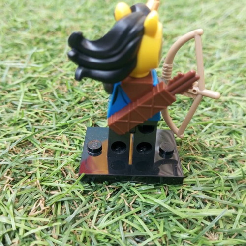Lego Medieval Unicorn Archer like new Black Falcon