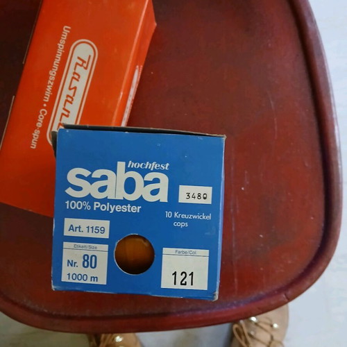 Saba threads new, box of 10 pieces