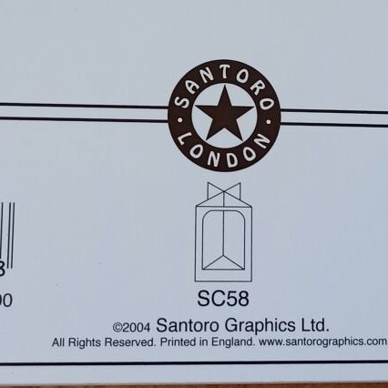 Santoro London Big Top Clowns 3D Swing Card new
