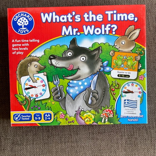 Learning clock game in English for ages 5-9