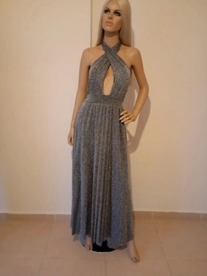 Dress new silver glitter, one size, versatile bust tie