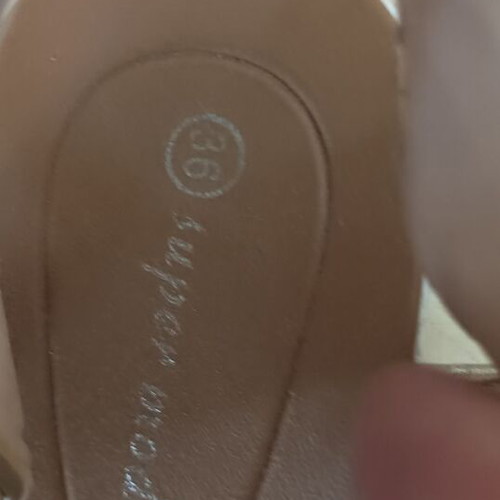 Women's summer sandals size 36 like new, worn once